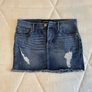 Express - Denim Mini Skirt